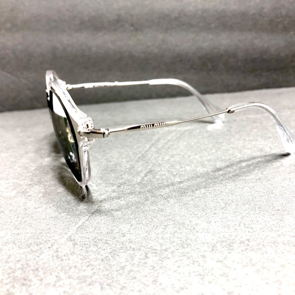 Miu Miu Mirrored Sunglasses NWOT - Picture 3 of 8